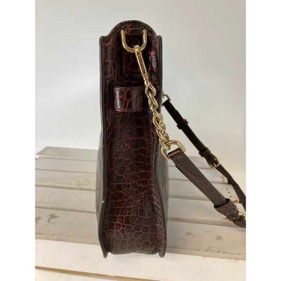 MICHAEL KORS EMBOSSED ANIMAL PRINT WOMENS CROSSBODY BAG - Picture 2 of 16